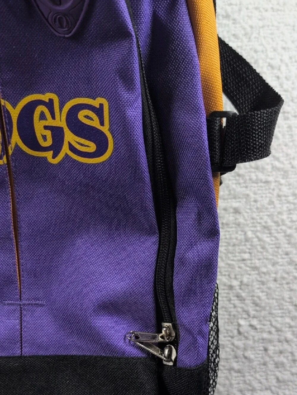 VTG Minnesota Vikings Purple & Gold Rolling Backpack